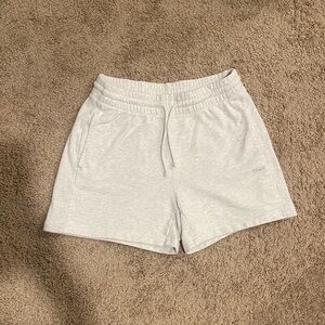 Aritzia TNA Women's Light Gray Athletic Sweat Shorts